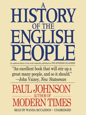 A History of the English People - Audiobook